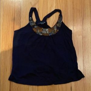 Forever 21 beaded neck tank